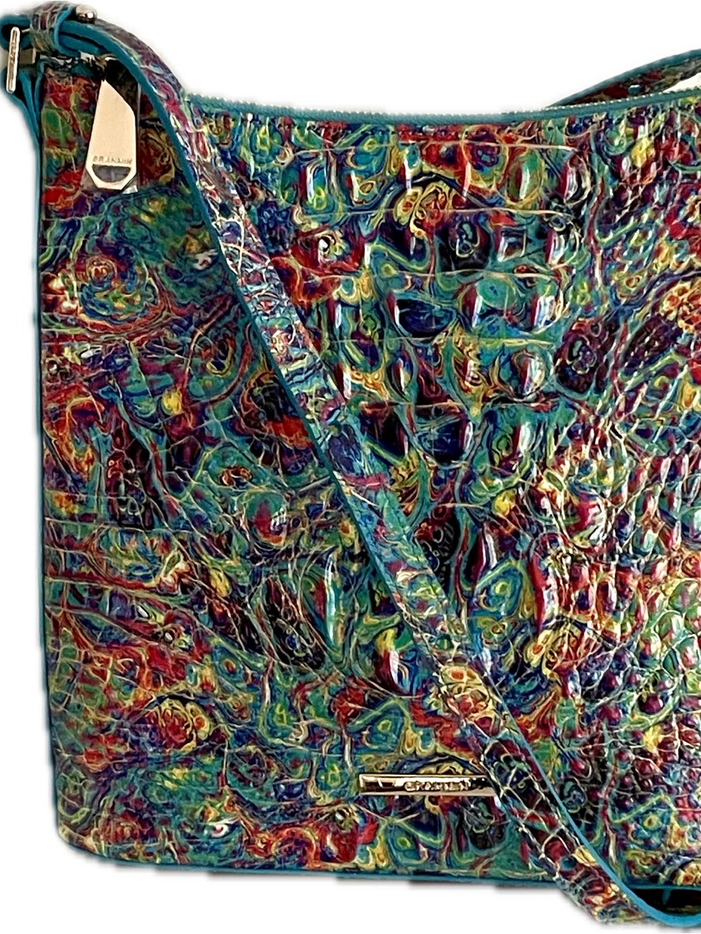 Brahmin Katie “Limited Edition” Rainbow Fish Melbourne Crossbody